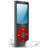  iPod Nano black and red on